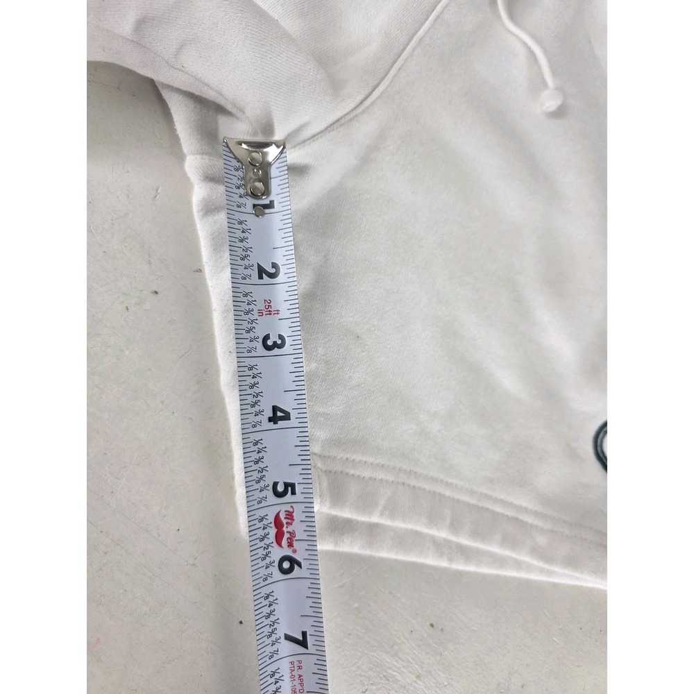 PacSun Land Rover Sweat Shorts Mens M Fleece White Drawstring Embroidered Logo - Picture 10 of 13